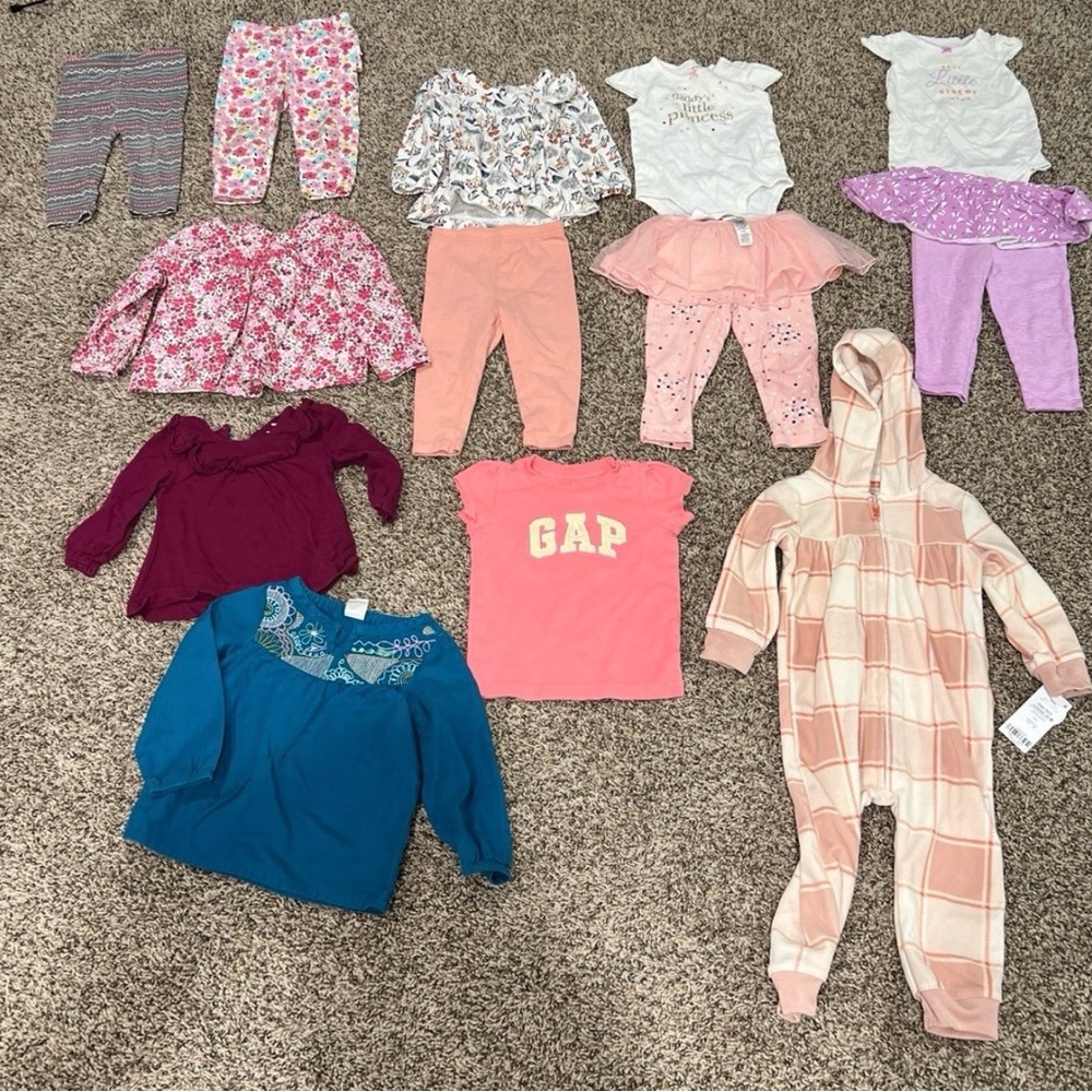 GAP Peach Kids Tee with Logo
